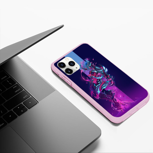 Чехол для iPhone 11 Pro Max матовый Warframe, цвет розовый - фото 5
