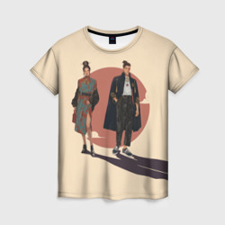 Женская футболка 3D Катара и Сокка