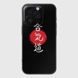 Чехол для iPhone 16 Pro Max силиконовый с защитой камеры Айкидо