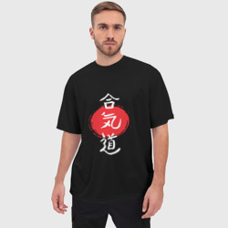 Мужская футболка oversize 3D Айкидо - фото 2