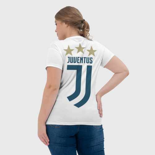 Женская футболка 3D Криштиану Роналду, цвет 3D печать - фото 7