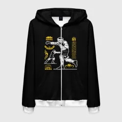 Мужская толстовка 3D на молнии Boxing