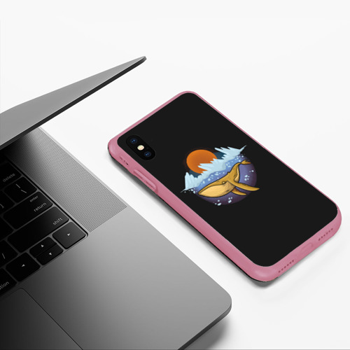 Чехол для iPhone XS Max матовый с принтом Whale in Ice, фото #5