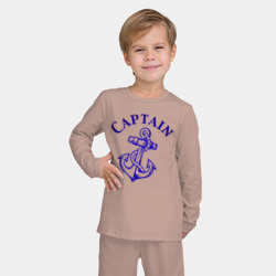 Детская пижама с лонгсливом хлопок Капитан бросил якорь - фото 2