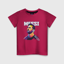 Детская футболка хлопок Messi Barca