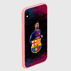 Чехол для iPhone XS Max матовый Barcelona: Лионель Месси - фото 2