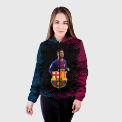 Женская куртка 3D Barcelona: Лионель Месси - фото 2
