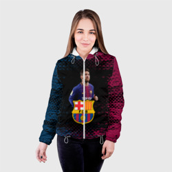 Женская куртка 3D Barcelona: Лионель Месси - фото 2