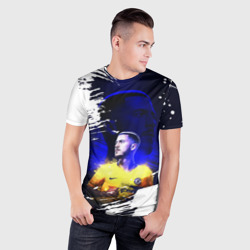 Мужская футболка 3D Slim Эден Азар Eden Hazard - фото 2