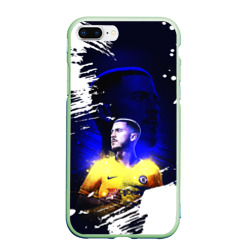 Чехол для iPhone 7Plus/8 Plus матовый Эден Азар Eden Hazard