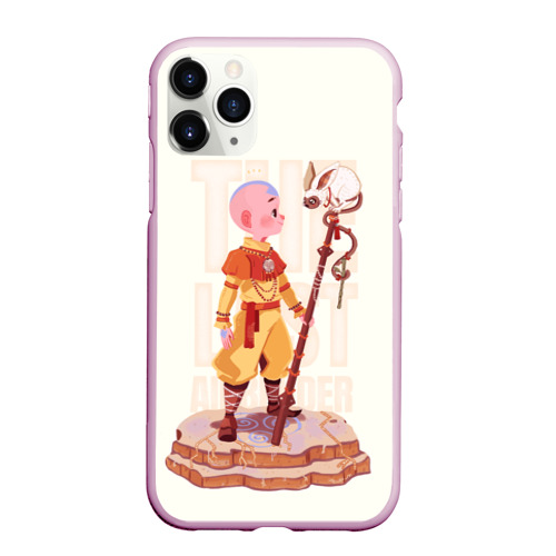 Чехол для iPhone 11 Pro Max матовый The Last airbender, цвет розовый