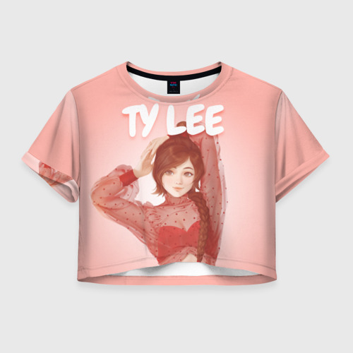 Женская футболка Crop-top 3D Ty Lee Avatar, цвет 3D печать