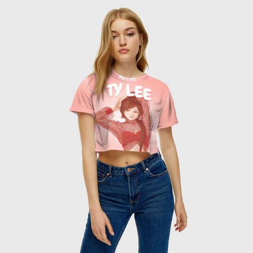 Женская футболка Crop-top 3D Ty Lee Avatar, цвет 3D печать - фото 4