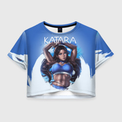 Женская футболка Crop-top 3D Катара Аватар