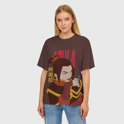 Женская футболка oversize 3D Azula Avatar - фото 2