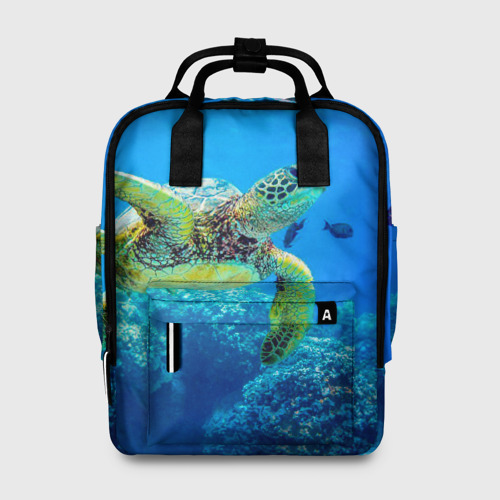 Женский рюкзак 3D Морская черепаха