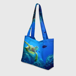 Пляжная сумка 3D Морская черепаха - фото 2