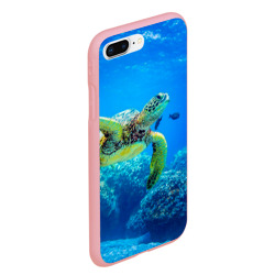 Чехол для iPhone 7Plus/8 Plus матовый Морская черепаха - фото 2
