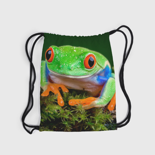 Рюкзак-мешок 3D Тропическая лягушка - фото 6