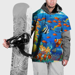 Накидка на куртку 3D Коралловые рыбки