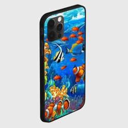 Чехол для iPhone 12 Pro Коралловые морские рыбки  - фото 2