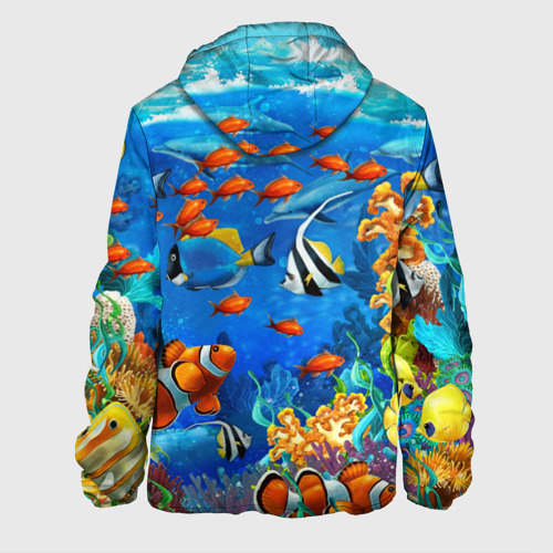 Мужская куртка 3D Коралловые рыбки, цвет 3D печать - фото 2