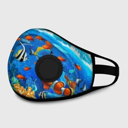 Маска из неопрена Коралловые морские рыбки 