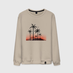 Мужской свитшот хлопок Palm tree