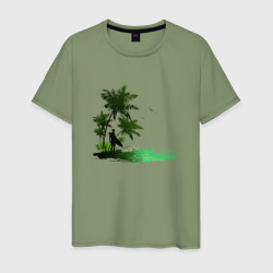 Мужская футболка хлопок Сёрфинг Море