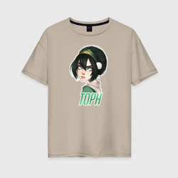 Женская футболка хлопок Oversize Toph Beifong