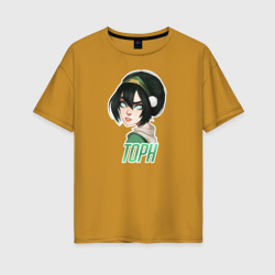 Женская футболка хлопок Oversize Toph Beifong