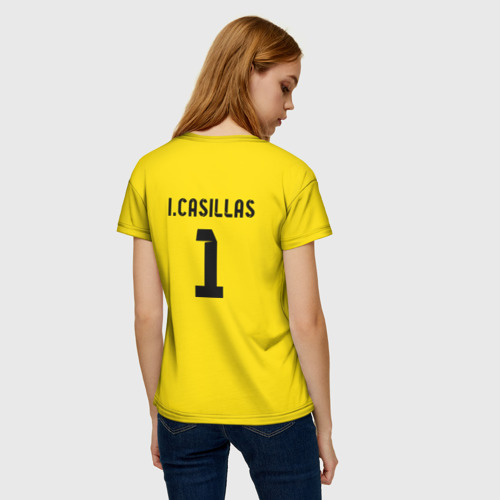 Женская футболка 3D Iker Casillas, цвет 3D печать - фото 4