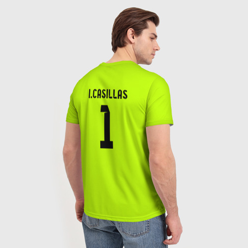 Мужская футболка 3D Iker Casillas, цвет 3D печать - фото 4
