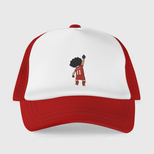 Детская кепка тракер Салах - Чемпион, цвет красный - фото 2