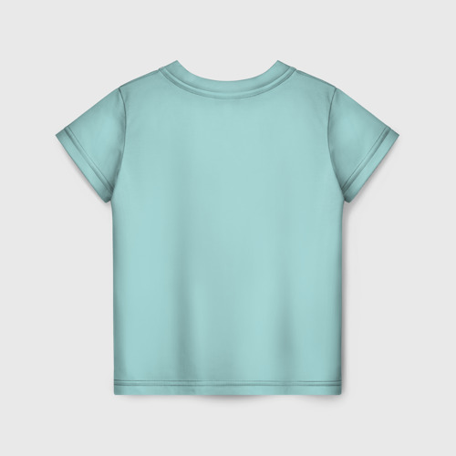 Детская футболка 3D с принтом Море, вид сзади #1