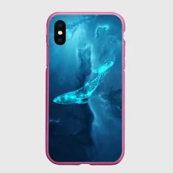 Чехол для iPhone XS Max матовый Звездный кит star whale
