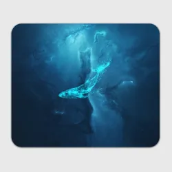 Прямоугольный коврик для мышки Звездный кит star whale