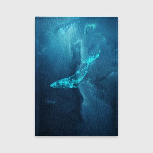 Обложка для автодокументов Звездный кит star whale