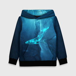 Детская толстовка 3D Звездный кит star whale