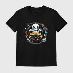 Мужская футболка хлопок The Binding of Isaac Who am I