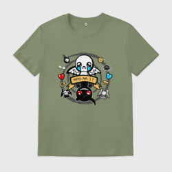 Мужская футболка хлопок The Binding of Isaac Who am I