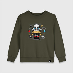 Детский свитшот хлопок The Binding of Isaac Who am I