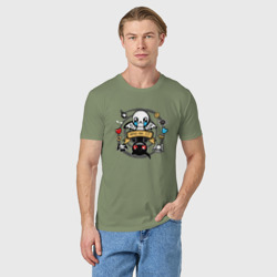 Мужская футболка хлопок The Binding of Isaac Who am I - фото 2