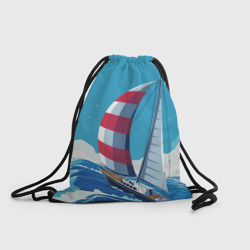Рюкзак-мешок 3D Парусник В море sailboat