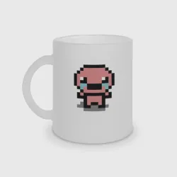 Кружка матовая стеклянная Pixel Isaac
