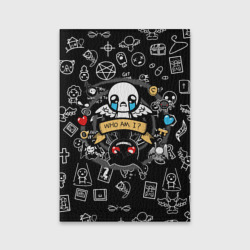 Обложка для паспорта матовая кожа The Binding of Isaac жертва