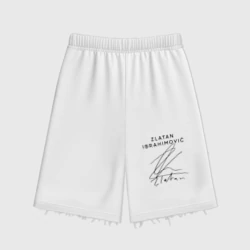 Женские шорты oversize футер хлопок Автограф Златан Ибрагимович