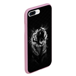 Чехол для iPhone 7Plus/8 Plus матовый Тигр рычит Tiger realistic - фото 2