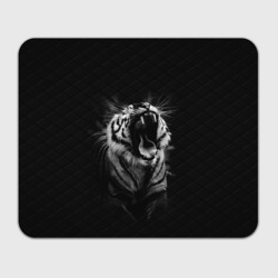 Прямоугольный коврик для мышки Тигр рычит Tiger realistic