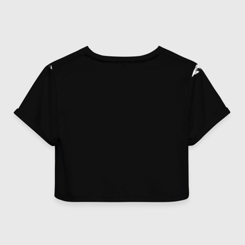 Женская футболка Crop-top 3D Initial d, цвет 3D печать - фото 2